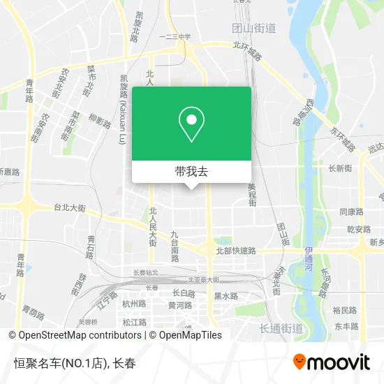 恒聚名车(NO.1店)地图