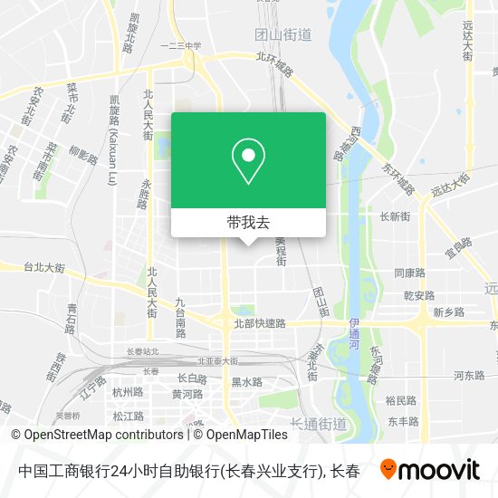 中国工商银行24小时自助银行(长春兴业支行)地图