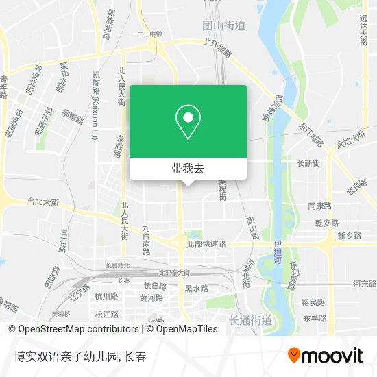 博实双语亲子幼儿园地图