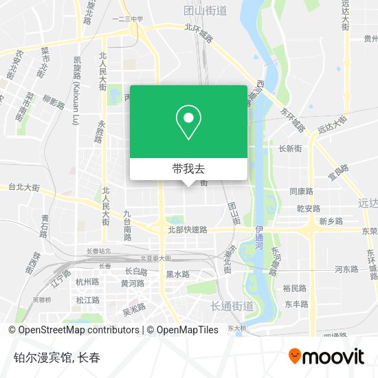 铂尔漫宾馆地图