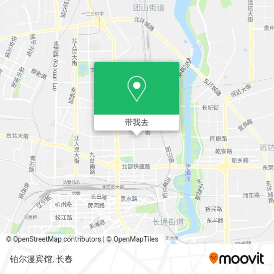 铂尔漫宾馆地图