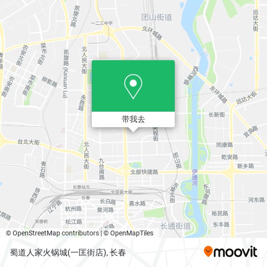 蜀道人家火锅城(一匡街店)地图