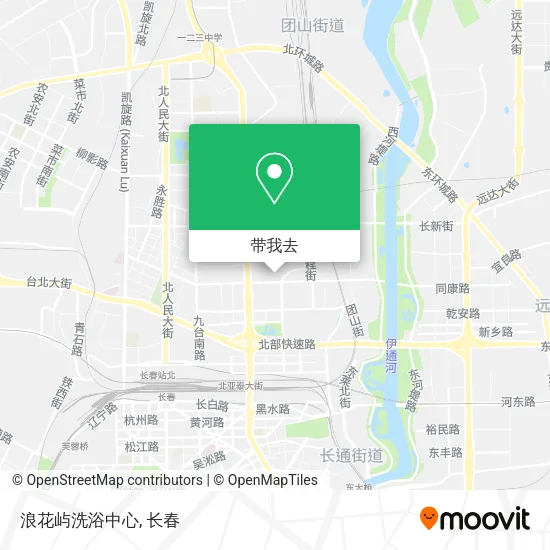 浪花屿洗浴中心地图