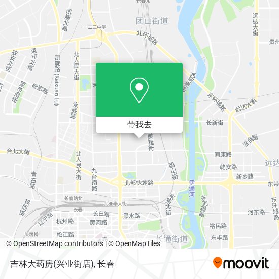吉林大药房(兴业街店)地图