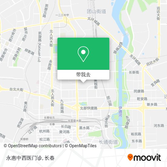 永惠中西医门诊地图