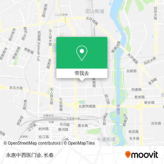 永惠中西医门诊地图