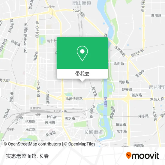 实惠老菜面馆地图