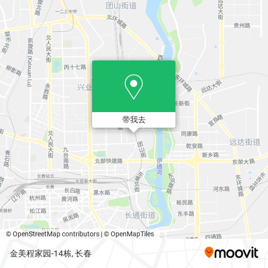 金美程家园-14栋地图
