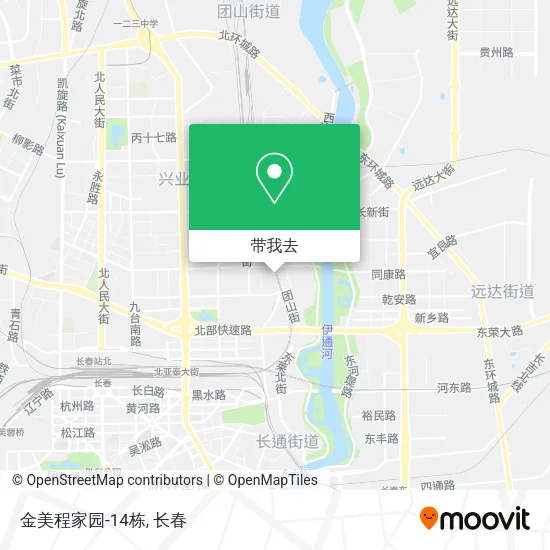 金美程家园-14栋地图