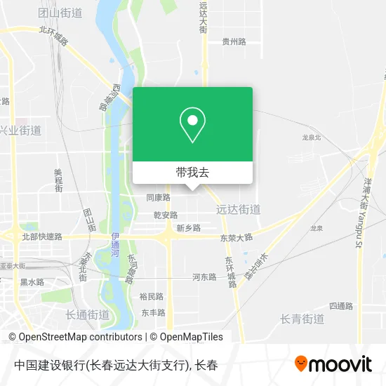 中国建设银行(长春远达大街支行)地图
