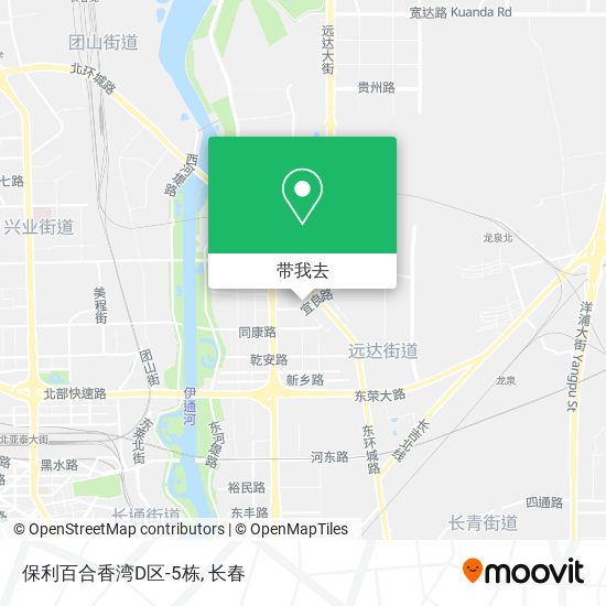 保利百合香湾D区-5栋地图