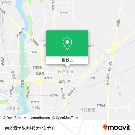 南方包子板面(乾安路)地图