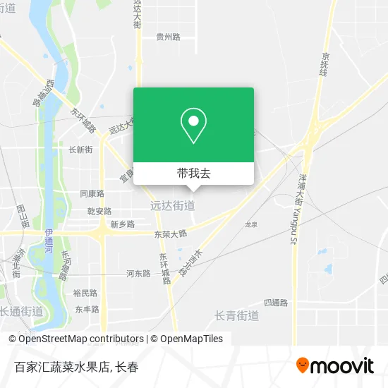 百家汇蔬菜水果店地图