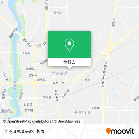 金色8里城-南区地图