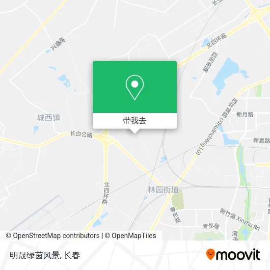 明晟绿茵风景地图