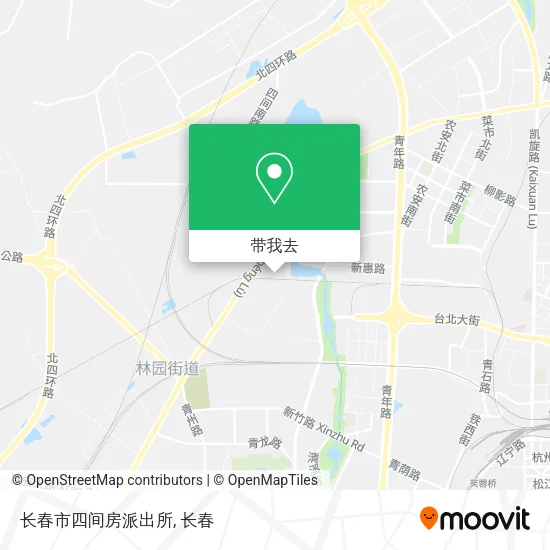 长春市四间房派出所地图