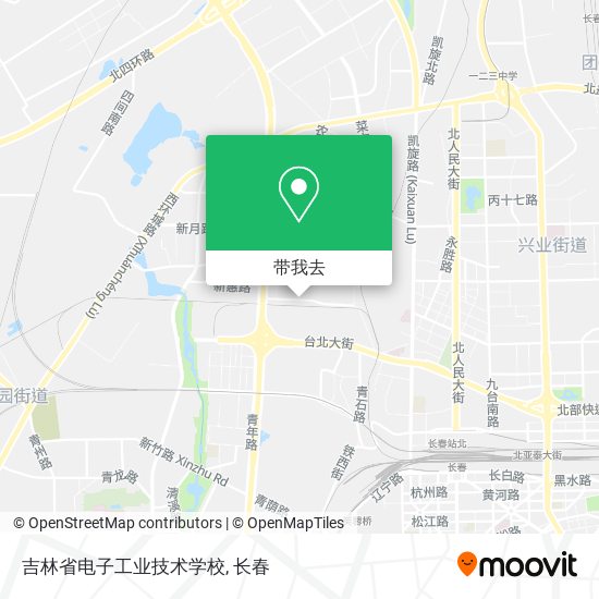 吉林省电子工业技术学校地图