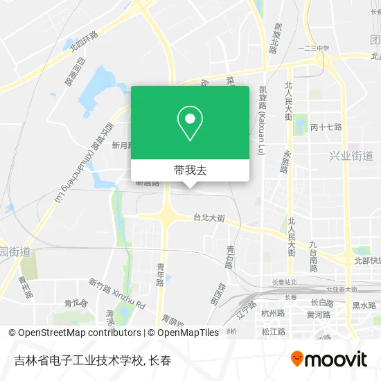 吉林省电子工业技术学校地图