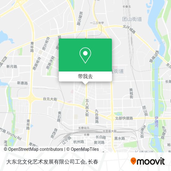 大东北文化艺术发展有限公司工会地图