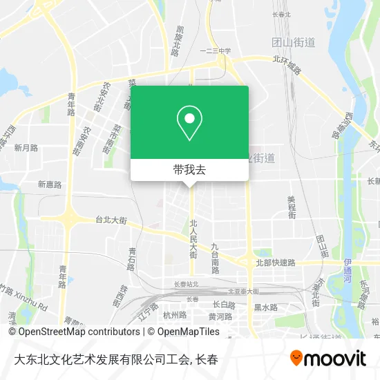 大东北文化艺术发展有限公司工会地图