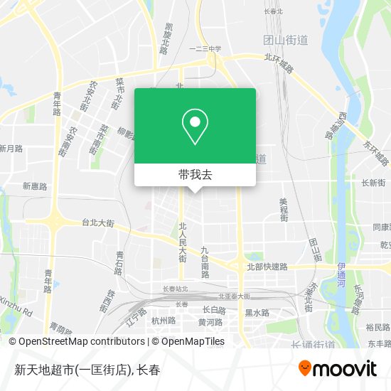 新天地超市(一匡街店)地图