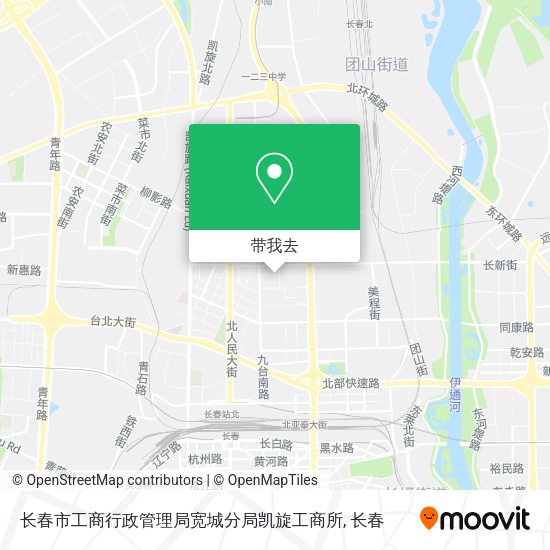 长春市工商行政管理局宽城分局凯旋工商所地图