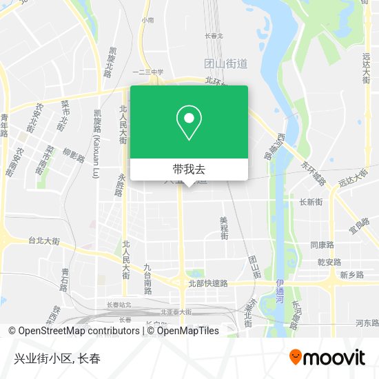 兴业街小区地图