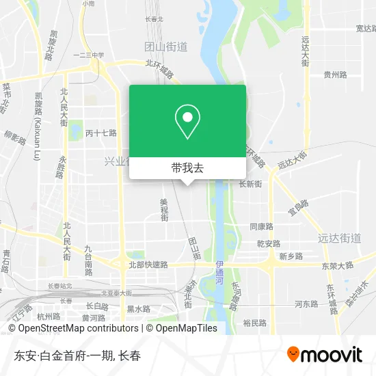 东安·白金首府-一期地图