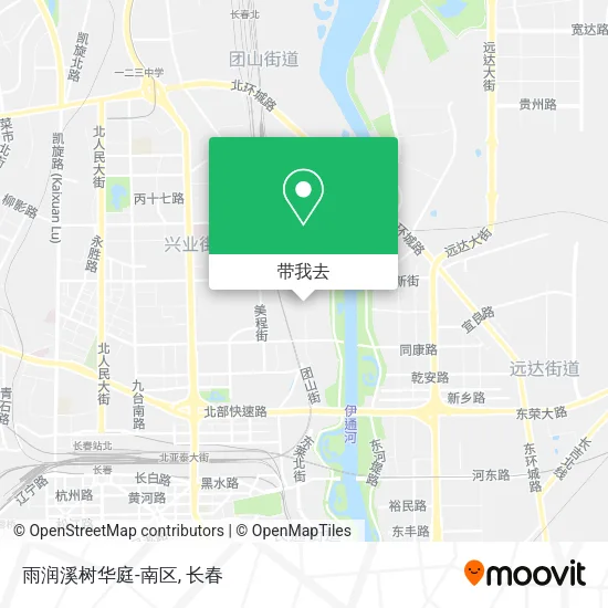 雨润溪树华庭-南区地图