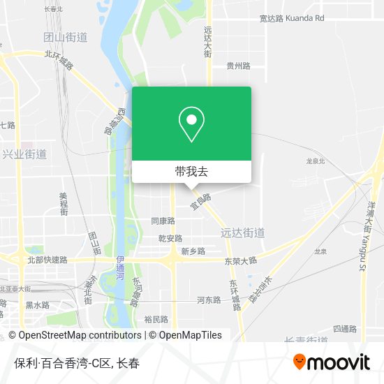 保利·百合香湾-C区地图