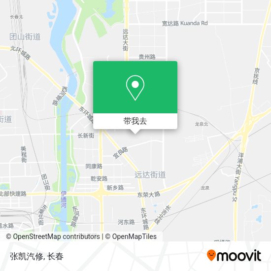 张凯汽修地图