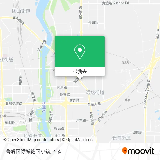 鲁辉国际城德国小镇地图
