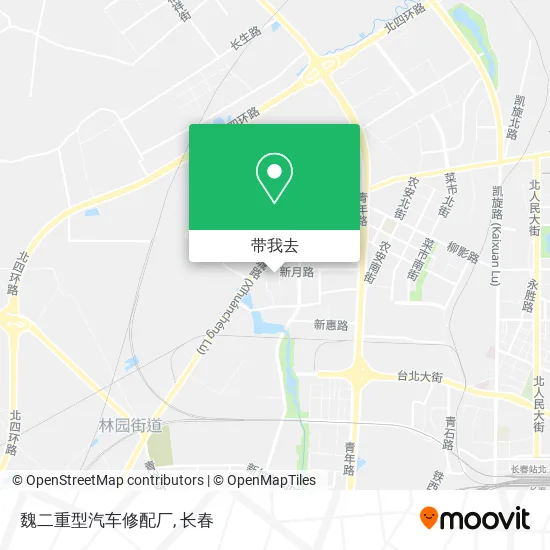 魏二重型汽车修配厂地图