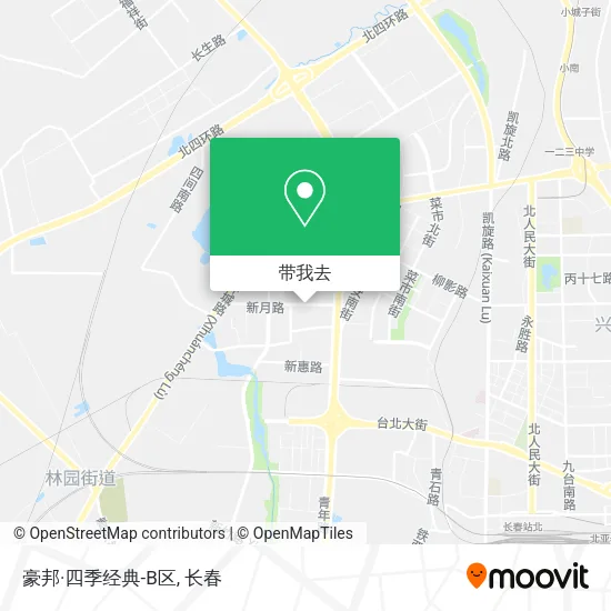 豪邦·四季经典-B区地图