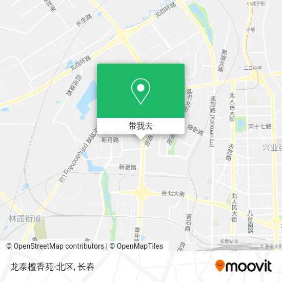 龙泰檀香苑-北区地图