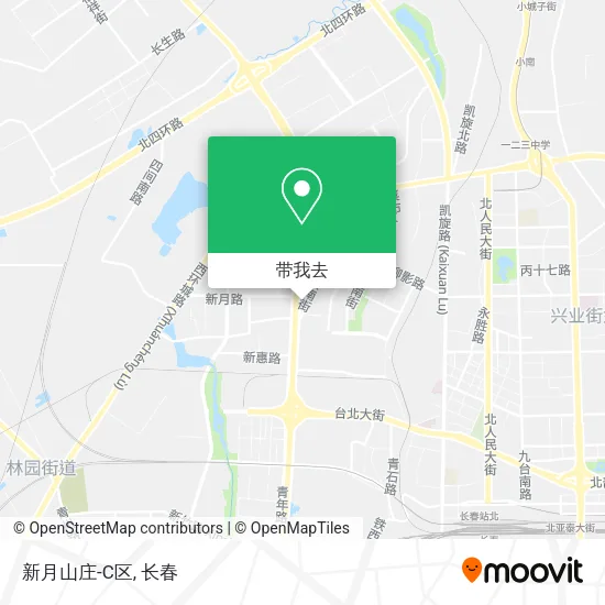 新月山庄-C区地图