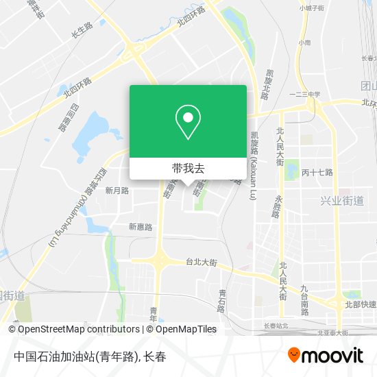 中国石油加油站(青年路)地图