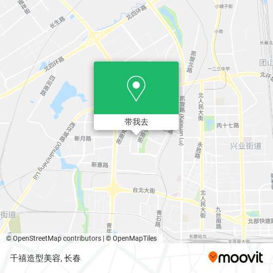 千禧造型美容地图