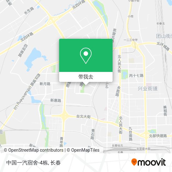 中国一汽宿舍-4栋地图