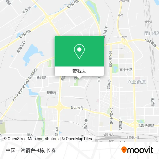 中国一汽宿舍-4栋地图