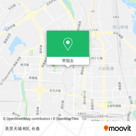 美景天城-B区地图