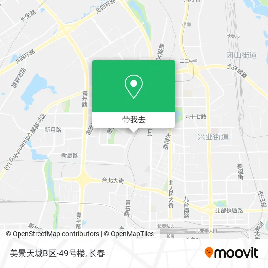 美景天城B区-49号楼地图