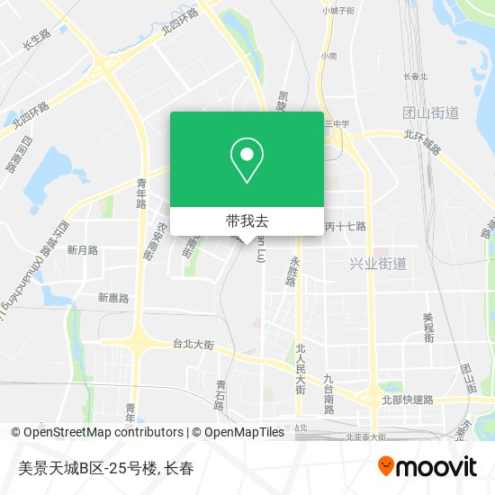 美景天城B区-25号楼地图