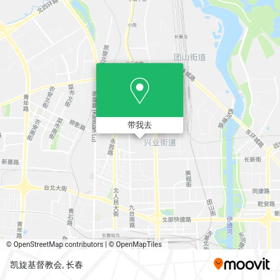 凯旋基督教会地图