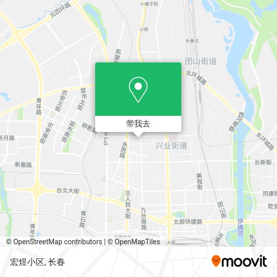 宏煜小区地图