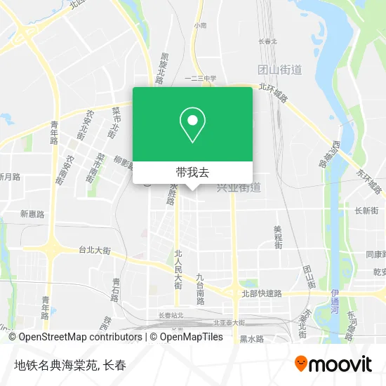 地铁名典海棠苑地图