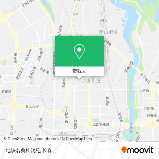 地铁名典杜鹃苑地图