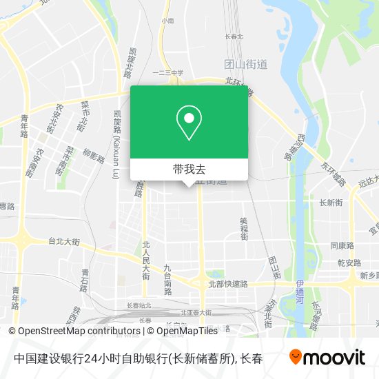中国建设银行24小时自助银行(长新储蓄所)地图