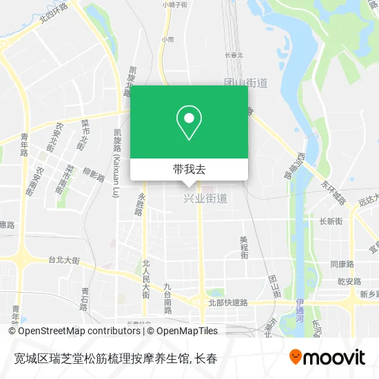 宽城区瑞芝堂松筋梳理按摩养生馆地图