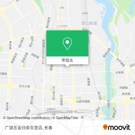 广源五金日杂百货店地图